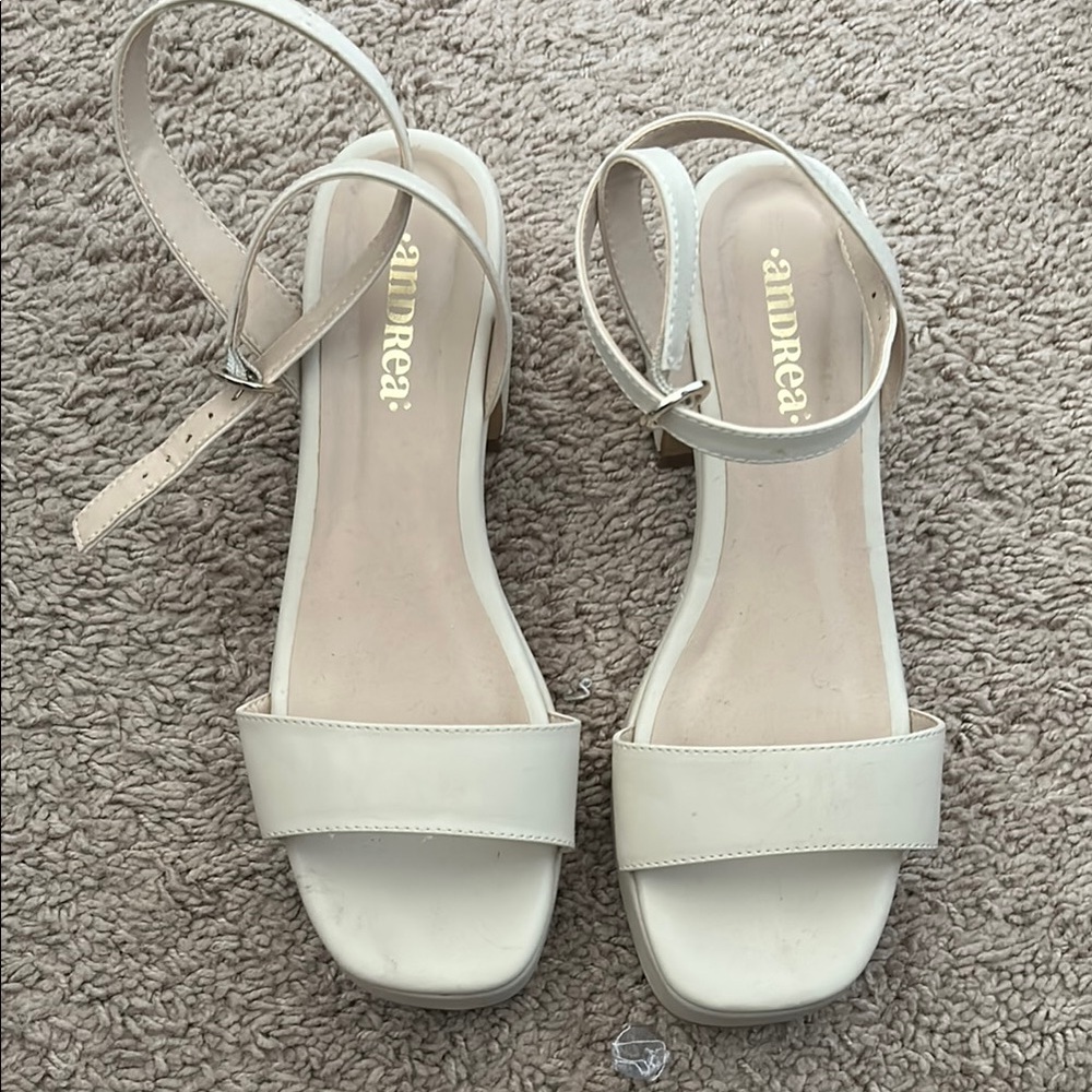 Women's Cream Sandals